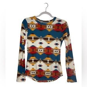 Crew Ribbed Long Sleeve Tee